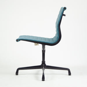 SOLD Herman Miller Eames 1985 Aluminum Group Executive Desk Chair Blue Fabric