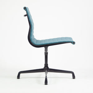 SOLD Herman Miller Eames 1985 Aluminum Group Executive Desk Chair Blue Fabric