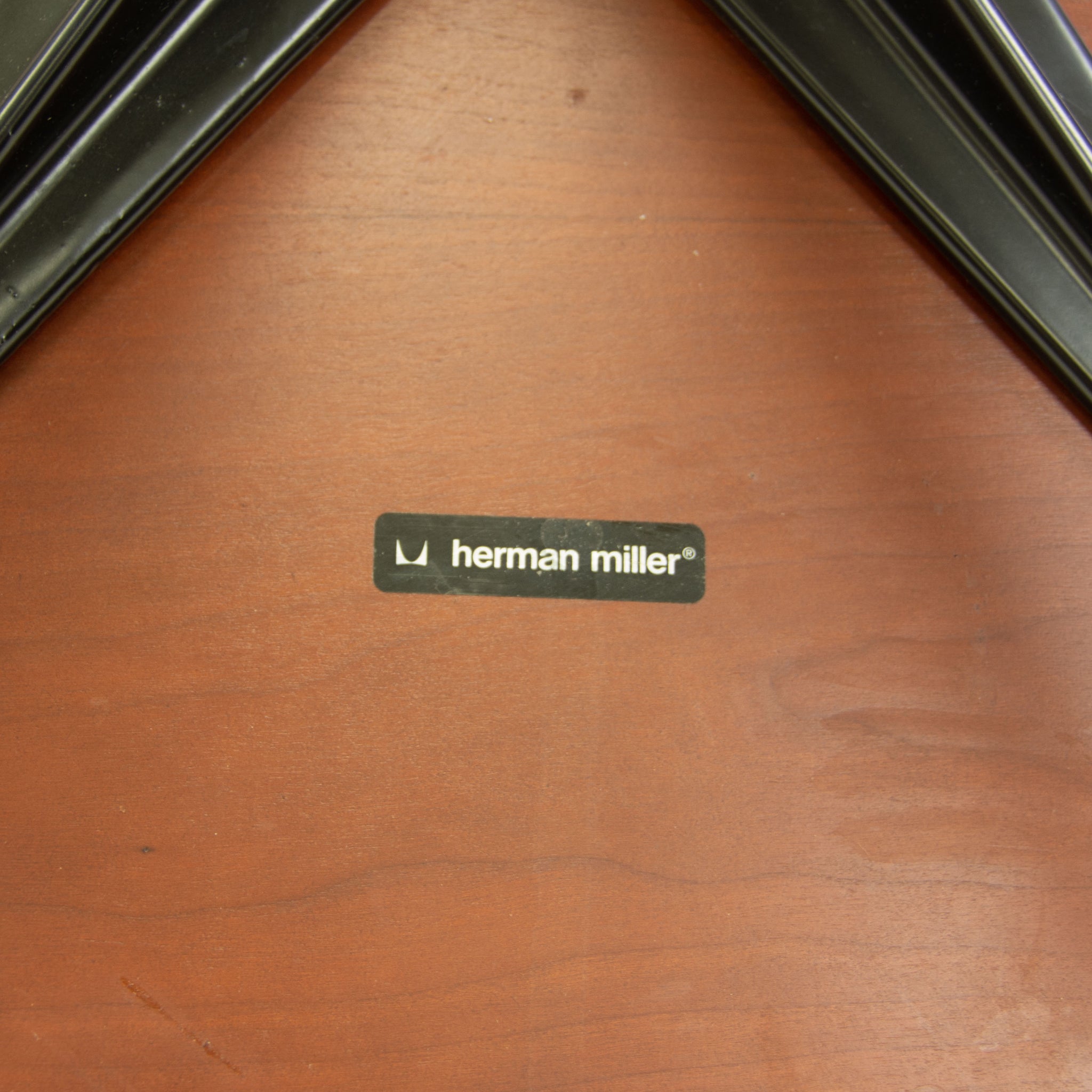SOLD 1990's Herman Miller Eames Lounge Chair & Ottoman Cherry 670 671 Brown Leather