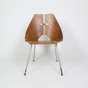 SOLD Original Ray Komai Molded Plywood Chair Eames Knoll, J.G. Furniture Co.