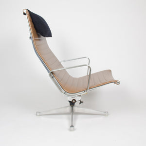 SOLD Eames Herman Miller Aluminum Group Lounge Chair with Ottoman Tan