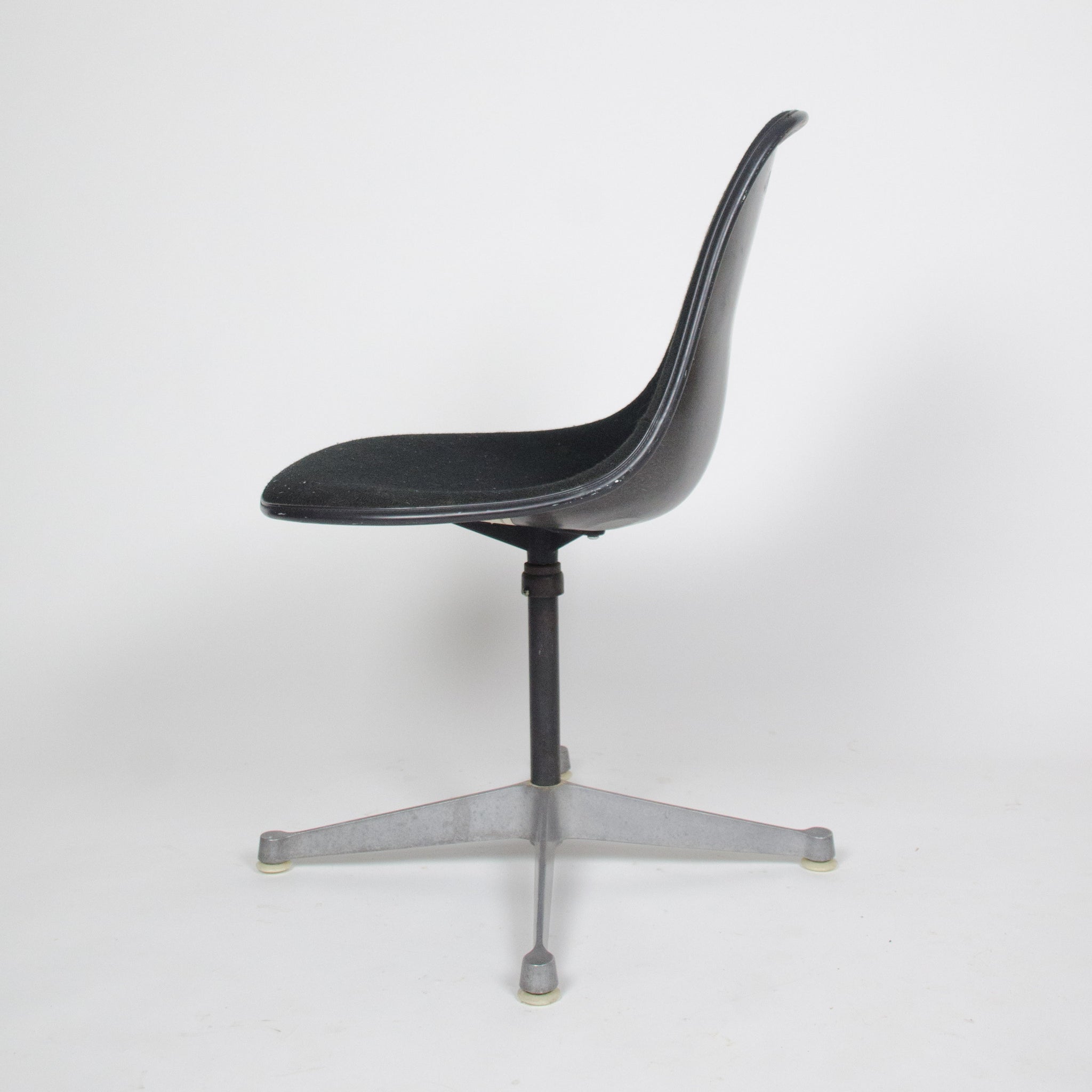 SOLD Herman Miller Eames Fiberglass Shell Chair with Alexander Girard Fabric 2x Available