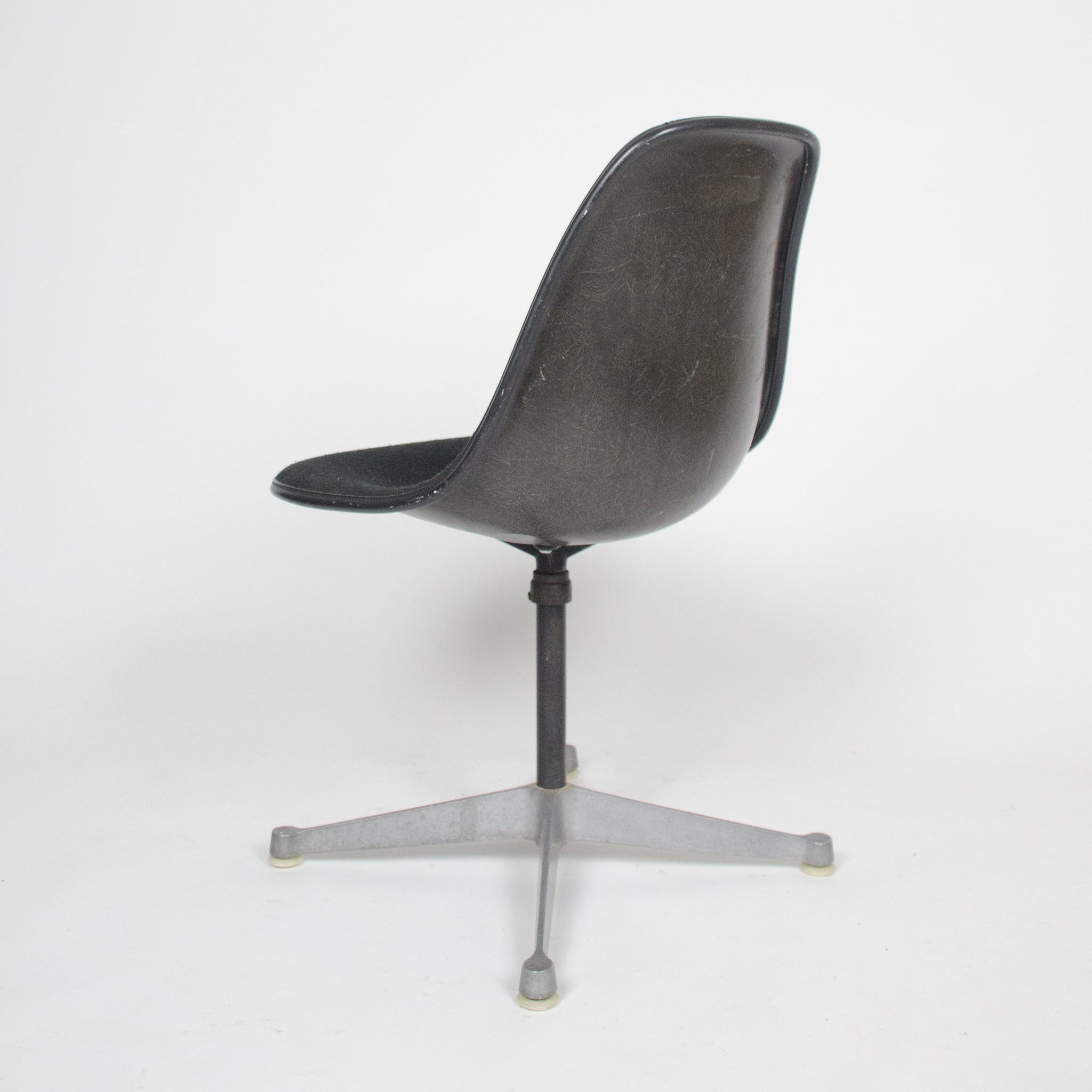 SOLD Herman Miller Eames Fiberglass Shell Chair with Alexander Girard Fabric 2x Available