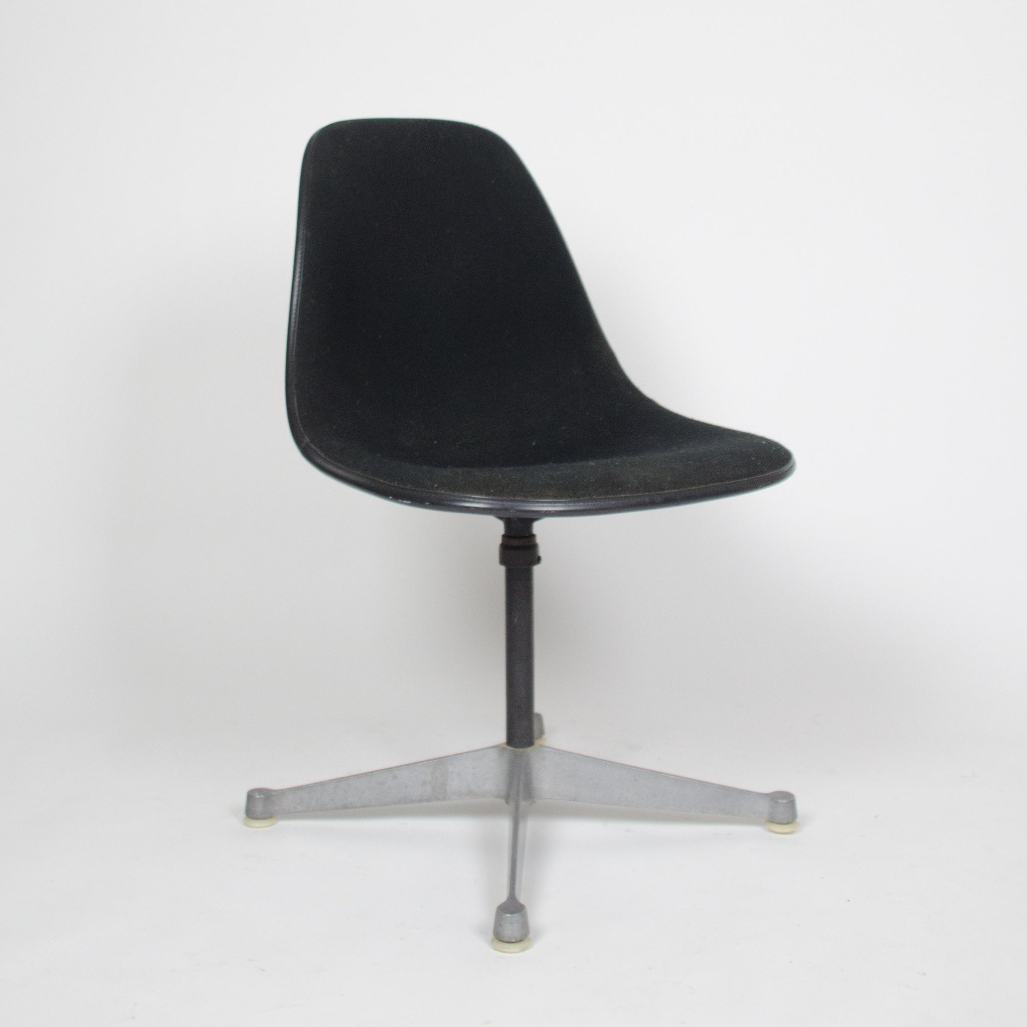 SOLD Herman Miller Eames Fiberglass Shell Chair with Alexander Girard Fabric 2x Available