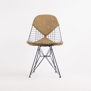 SOLD 1952 Herman Miller Eames Wire Eiffel Tower Chair DKR-2 Original Venice Label