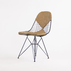 SOLD 1952 Herman Miller Eames Wire Eiffel Tower Chair DKR-2 Original Venice Label