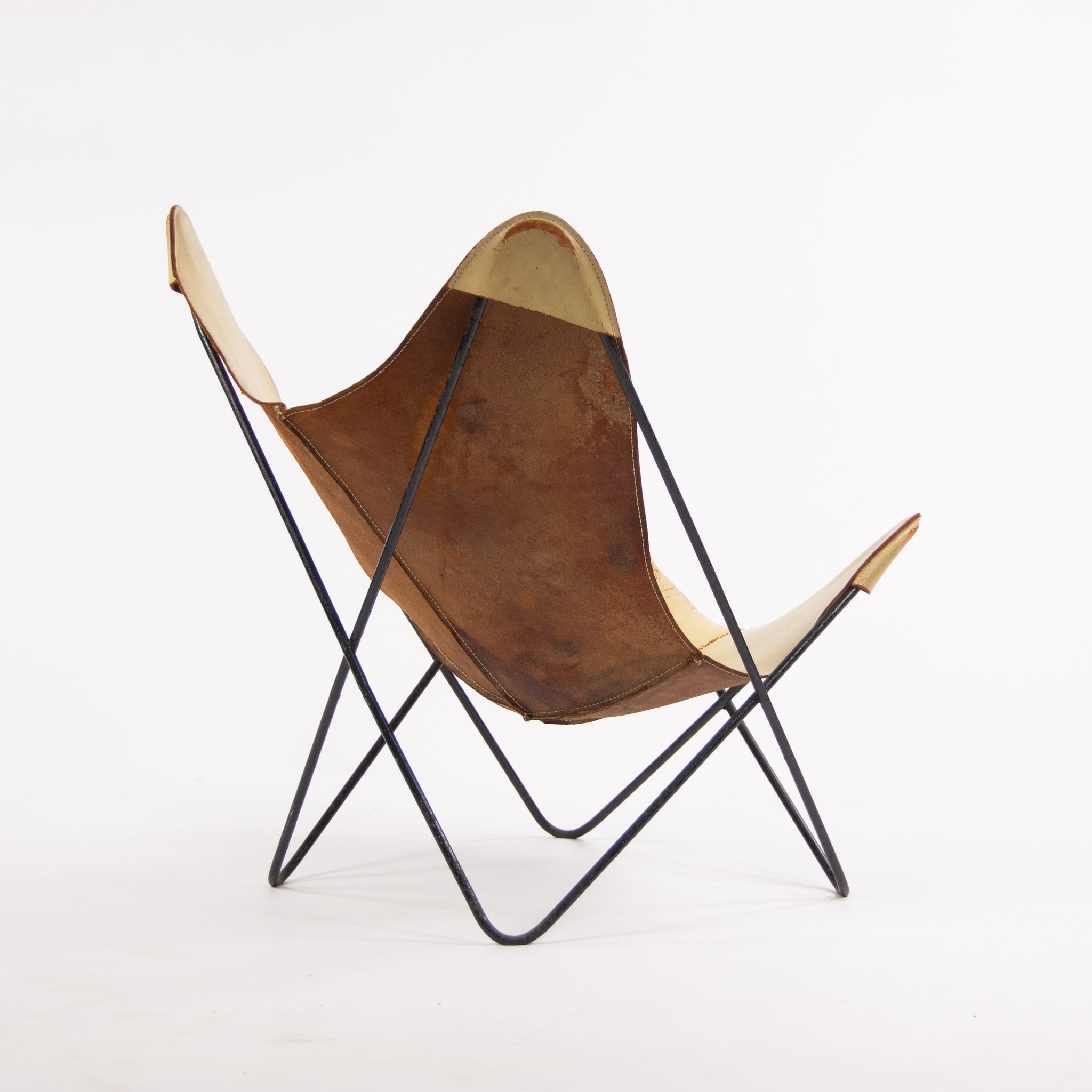 SOLD 1950's Vintage Knoll International BKF Butterfly Chair Jorge Ferrari Hardoy