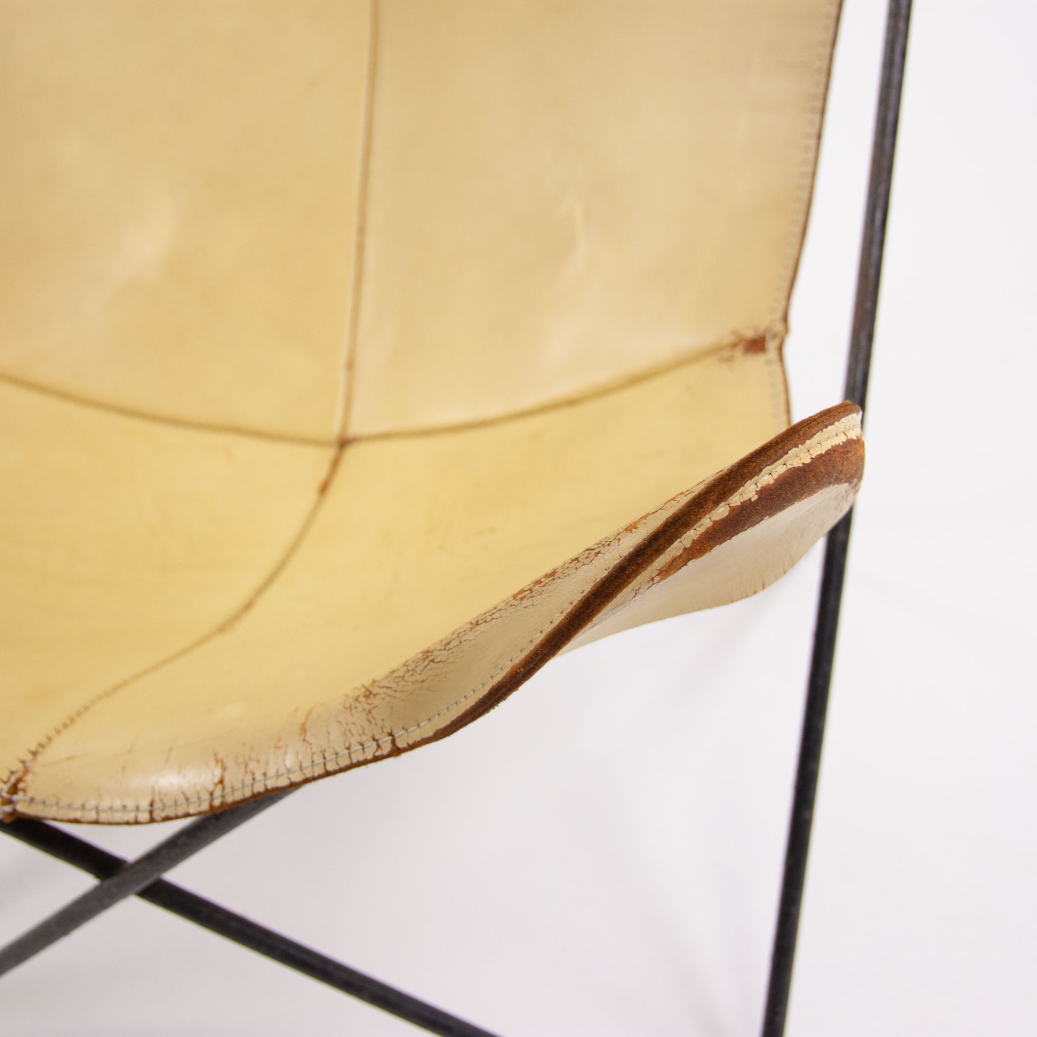 SOLD 1950's Vintage Knoll International BKF Butterfly Chair Jorge Ferrari Hardoy