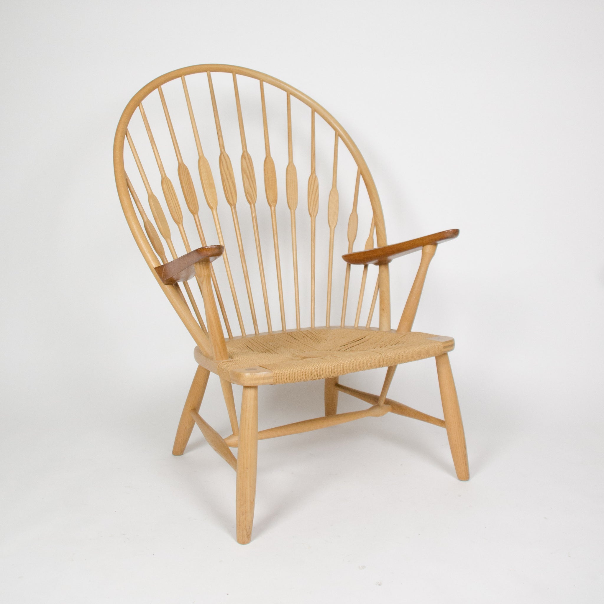 SOLD Hans Wegner for Johannes Hansen Peacock Chair Denmark