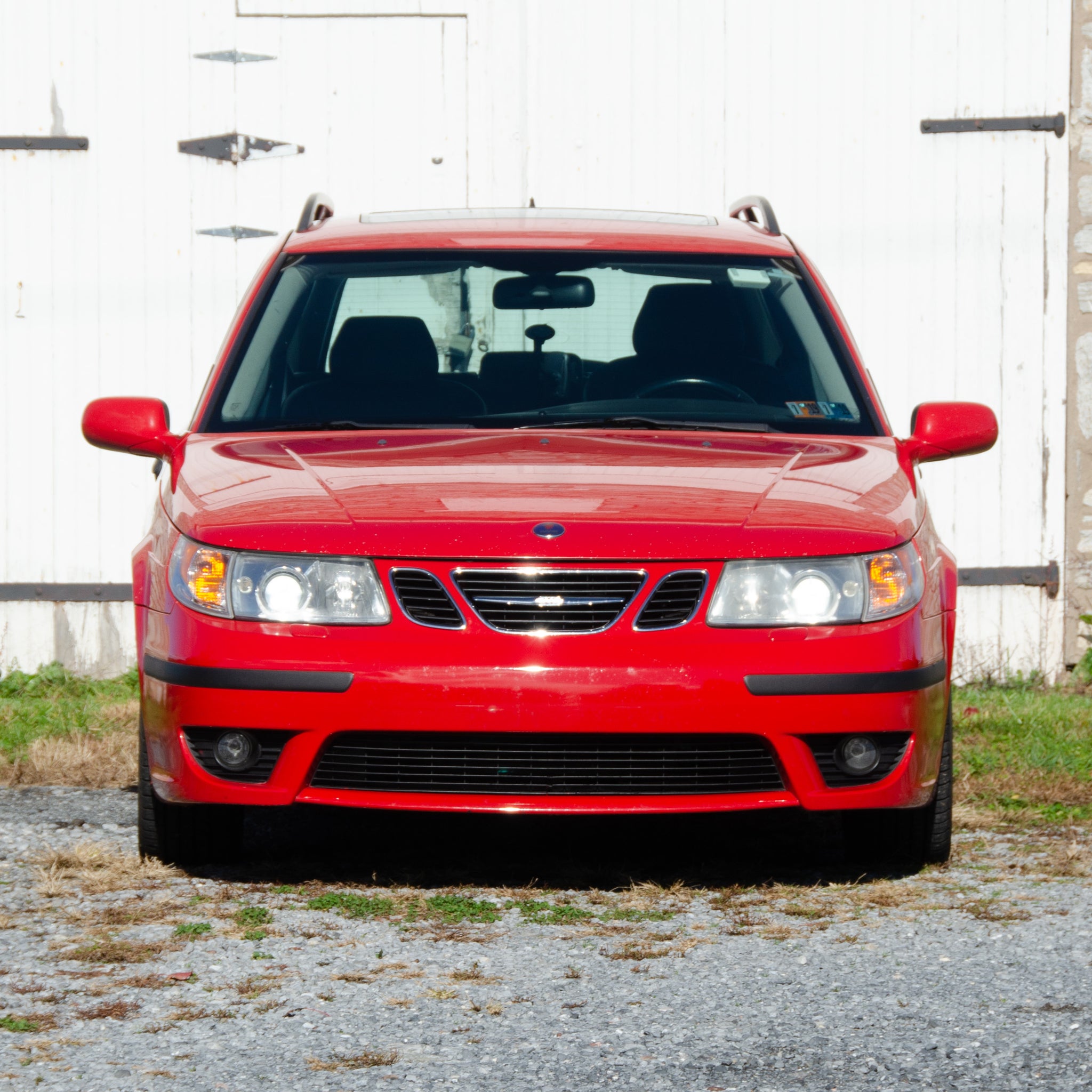 SOLD 2004 Saab 9-5 Hot Aero RARE Estate 5-Speed Manual Laser Red 1 of 11 Produced