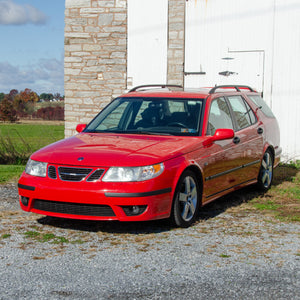 SOLD 2004 Saab 9-5 Hot Aero RARE Estate 5-Speed Manual Laser Red 1 of 11 Produced