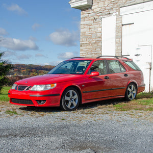 SOLD 2004 Saab 9-5 Hot Aero RARE Estate 5-Speed Manual Laser Red 1 of 11 Produced