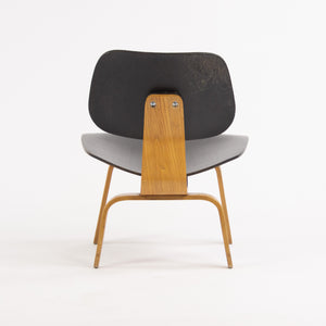 SOLD 1953 Rare Eames Herman Miller LCW Lounge Chair Wood Calico Ash Dual Tone Black