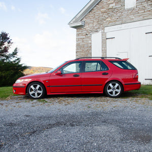 SOLD 2004 Saab 9-5 Hot Aero RARE Estate 5-Speed Manual Laser Red 1 of 11 Produced