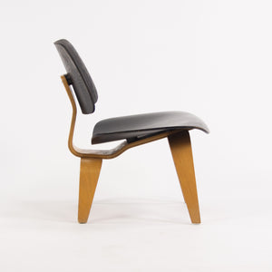 SOLD 1953 Rare Eames Herman Miller LCW Lounge Chair Wood Calico Ash Dual Tone Black