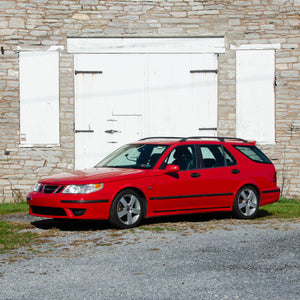 SOLD 2004 Saab 9-5 Hot Aero RARE Estate 5-Speed Manual Laser Red 1 of 11 Produced