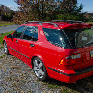 SOLD 2004 Saab 9-5 Hot Aero RARE Estate 5-Speed Manual Laser Red 1 of 11 Produced