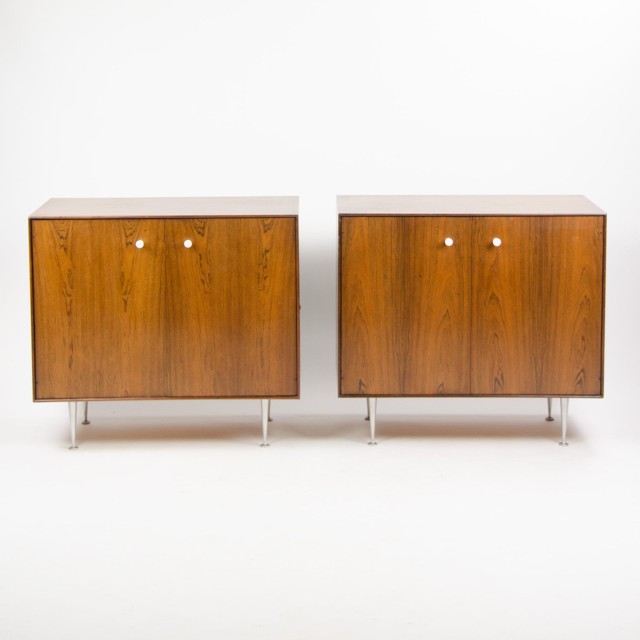 SOLD 1950s George Nelson Herman Miller Thin Edge Rosewood Dresser Cabinet