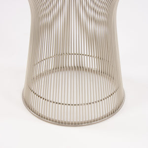SOLD Knoll Warren Platner Polished Nickel 16 in Side Table Multiples Available