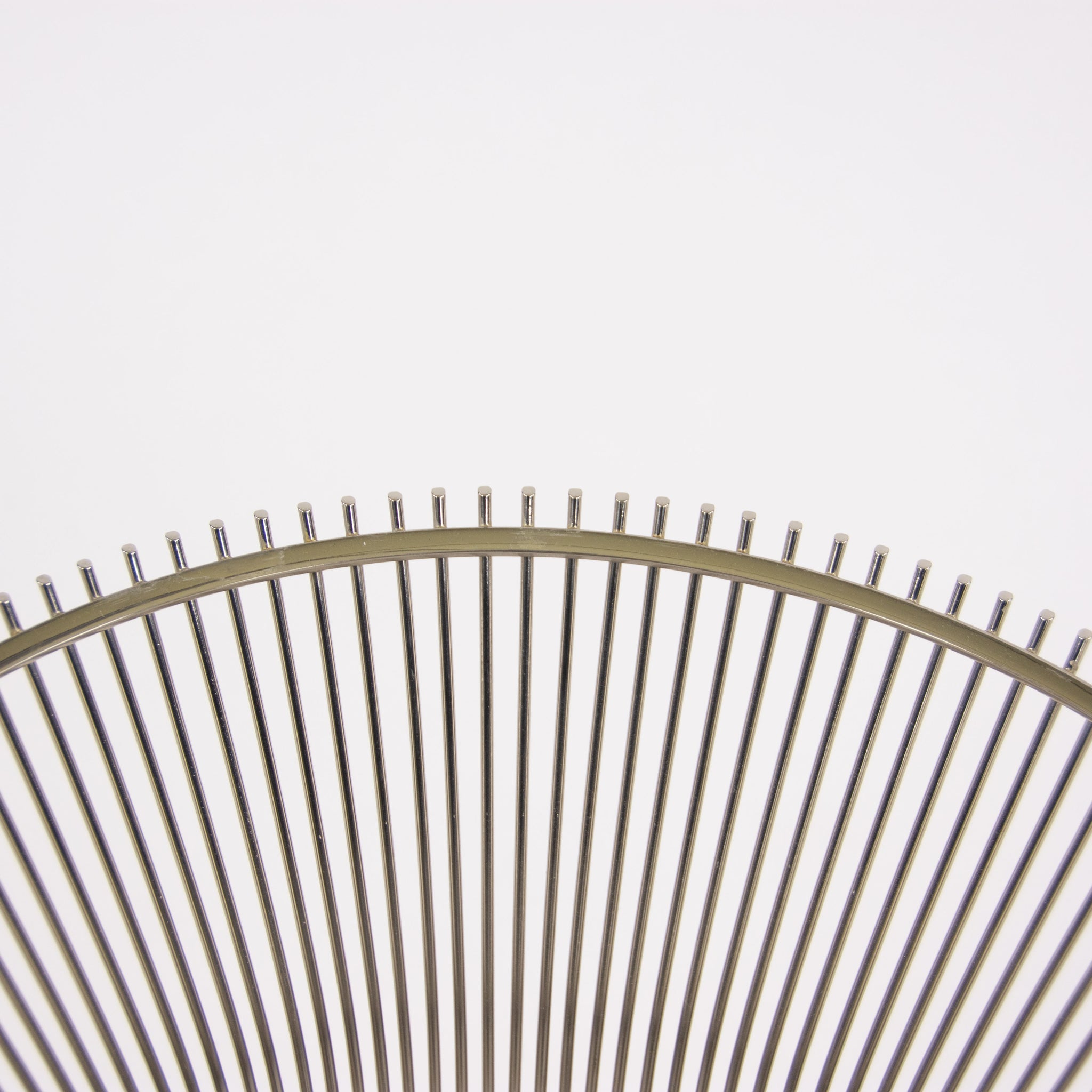 SOLD Knoll Warren Platner Polished Nickel 16 in Side Table Multiples Available