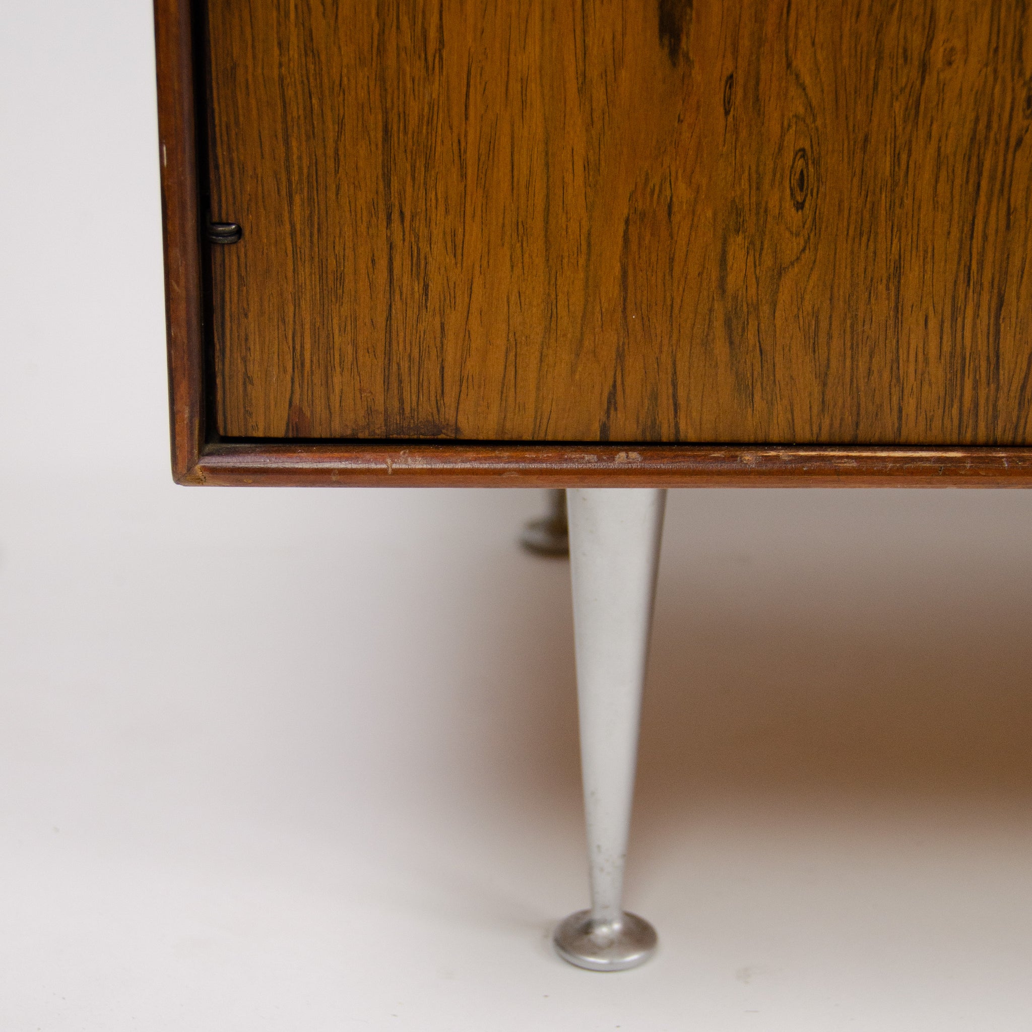 SOLD 1950s George Nelson Herman Miller Thin Edge Rosewood Dresser Cabinet