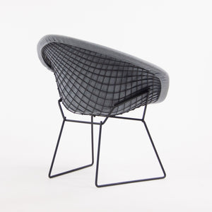 SOLD Knoll International Vintage Harry Bertoia Wire Diamond Chair Blue Frame Full Pad