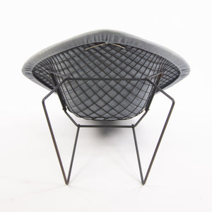 SOLD Knoll International Vintage Harry Bertoia Wire Diamond Chair Blue Frame Full Pad