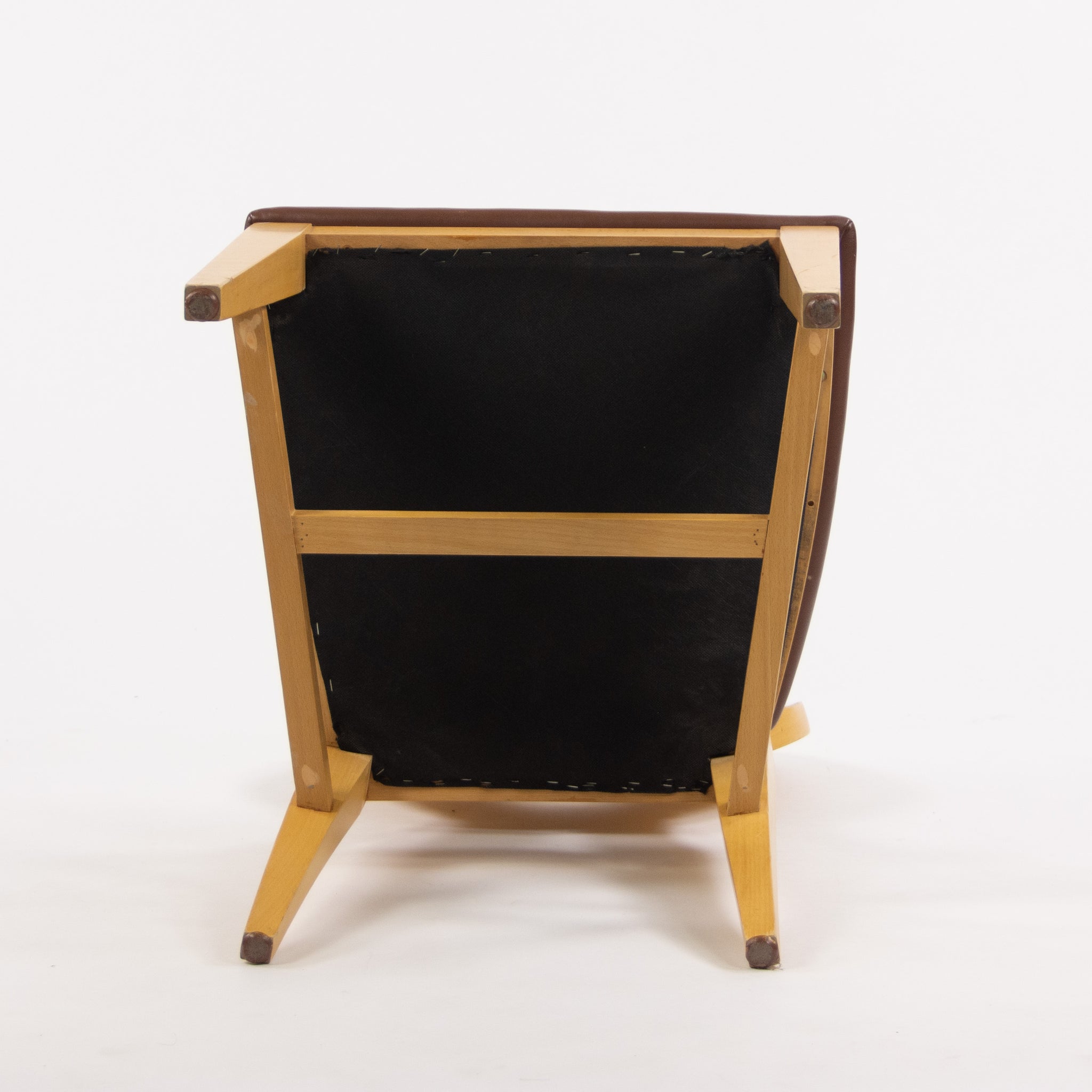 SOLD Michael Graves Postmodern Maple Upholstered Dining Side Chair