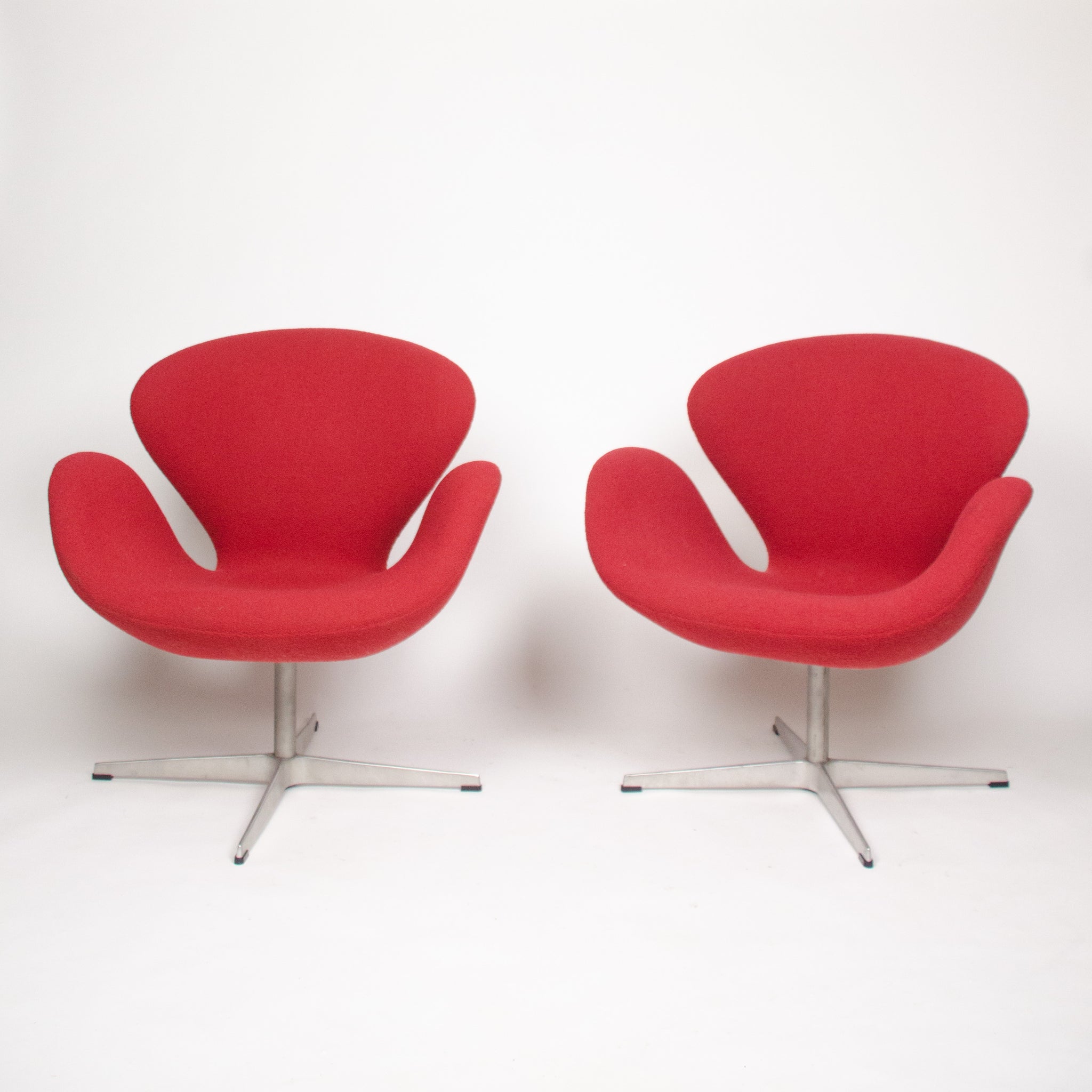 SOLD Arne Jacobsen for Fritz Hansen Denmark Swan Chairs Knoll Studio (2x)