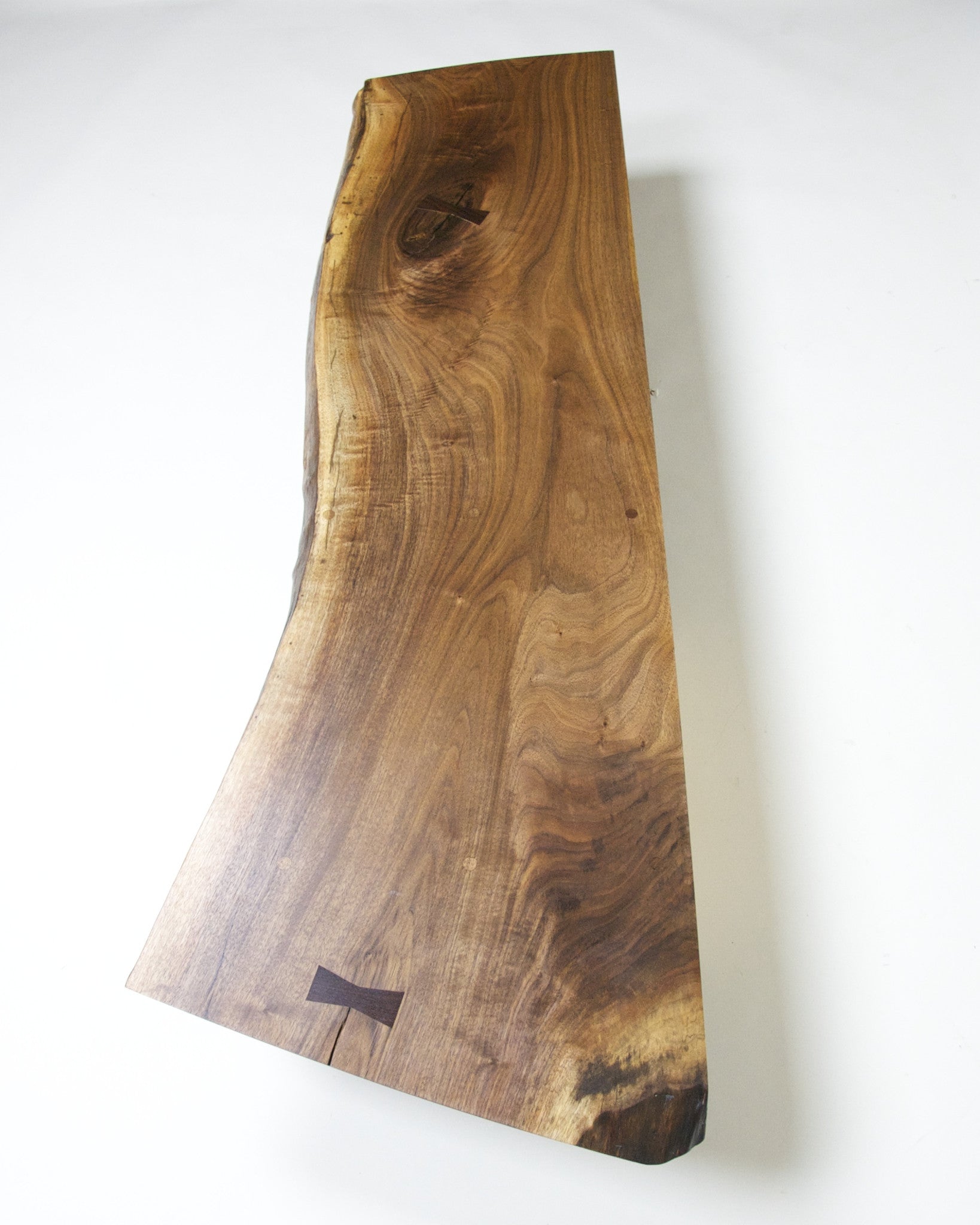 SOLD Authentic George Nakashima Studio Mira Nakashima Hanging 2-Drawer Shelf Black Walnut #2