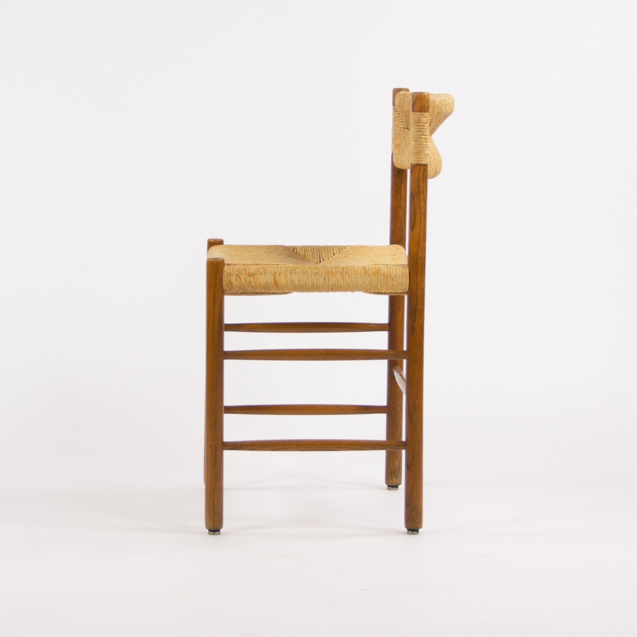 SOLD 1950 Set of Four Vintage Charlotte Perriand Dordogne Chairs for Robert Sentou