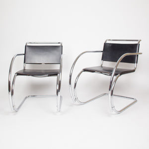SOLD Knoll International Mies Van Der Rohe MR20 Lounge Armchairs