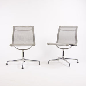 SOLD Herman Miller Eames Low Aluminum Group Management Side / Desk Chair Mesh Armless 7 Available