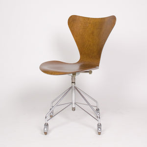 SOLD Arne Jacobsen 3117 for Fritz Hansen Denmark Rolling Desk Chair Vintage Original