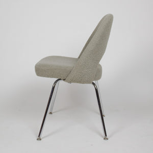 SOLD Knoll International Eero Saarinen Armless Executive Side Chair Metal Legs 2x