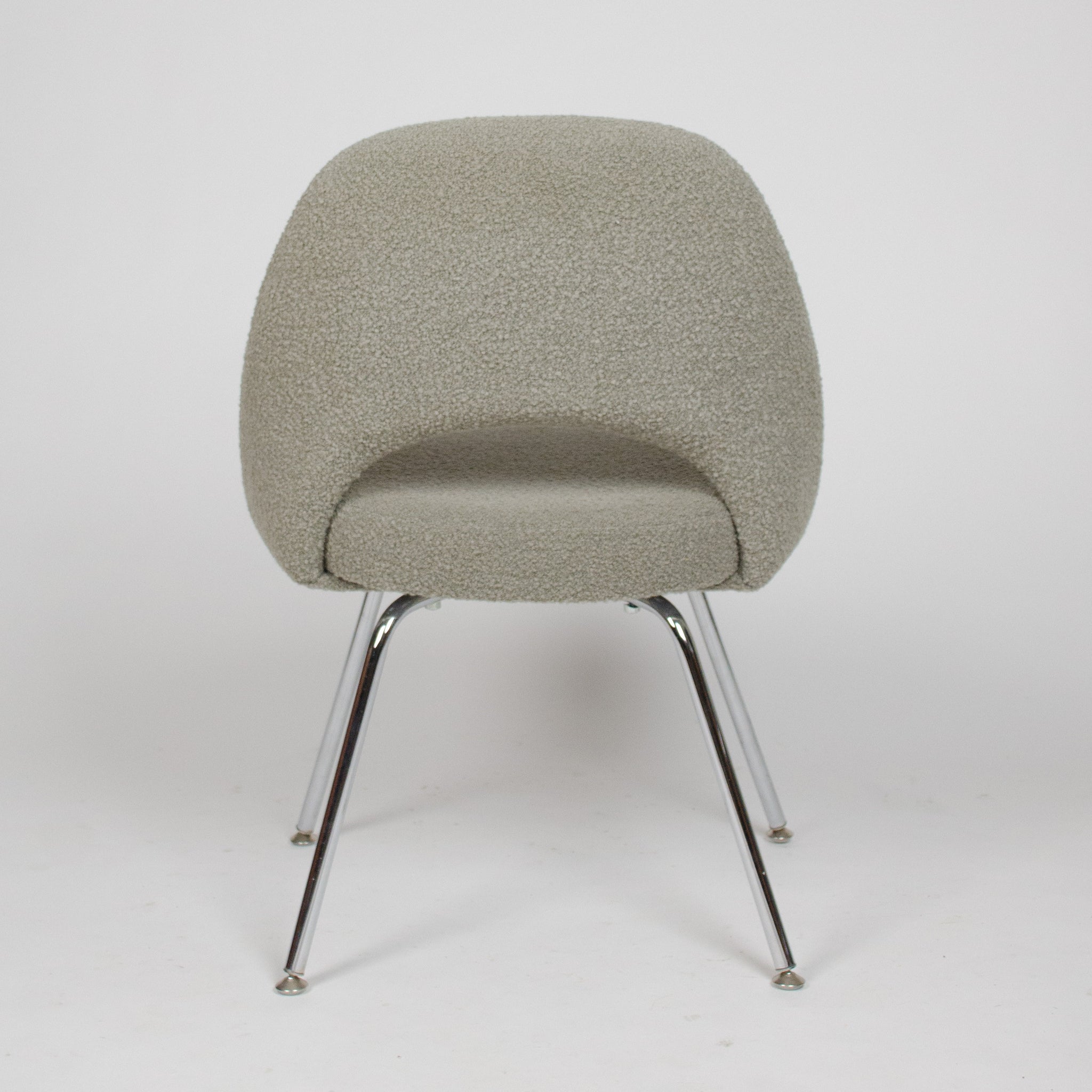 SOLD Knoll International Eero Saarinen Armless Executive Side Chair Metal Legs 2x