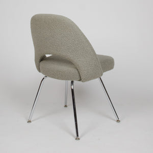 SOLD Knoll International Eero Saarinen Armless Executive Side Chair Metal Legs 2x