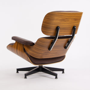 SOLD Eames Herman Miller 2010's Lounge Chair & Ottoman Palisander Brown Leather