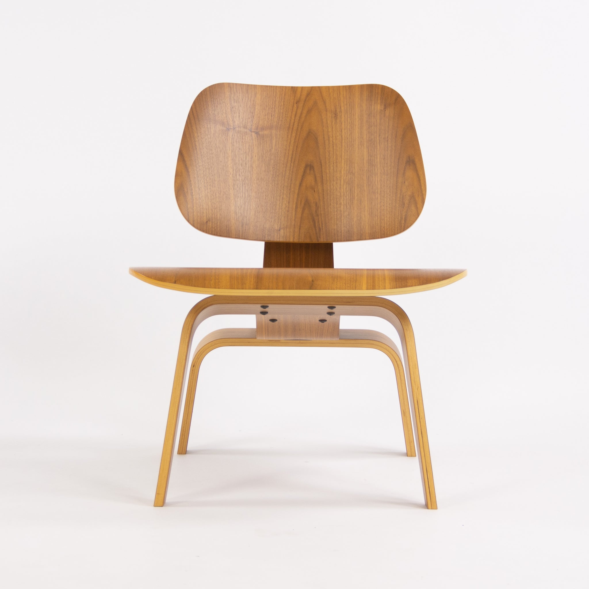 SOLD Herman Miller Eames 2006 LCW Plywood Lounge Chair with Walnut Veneer Finish