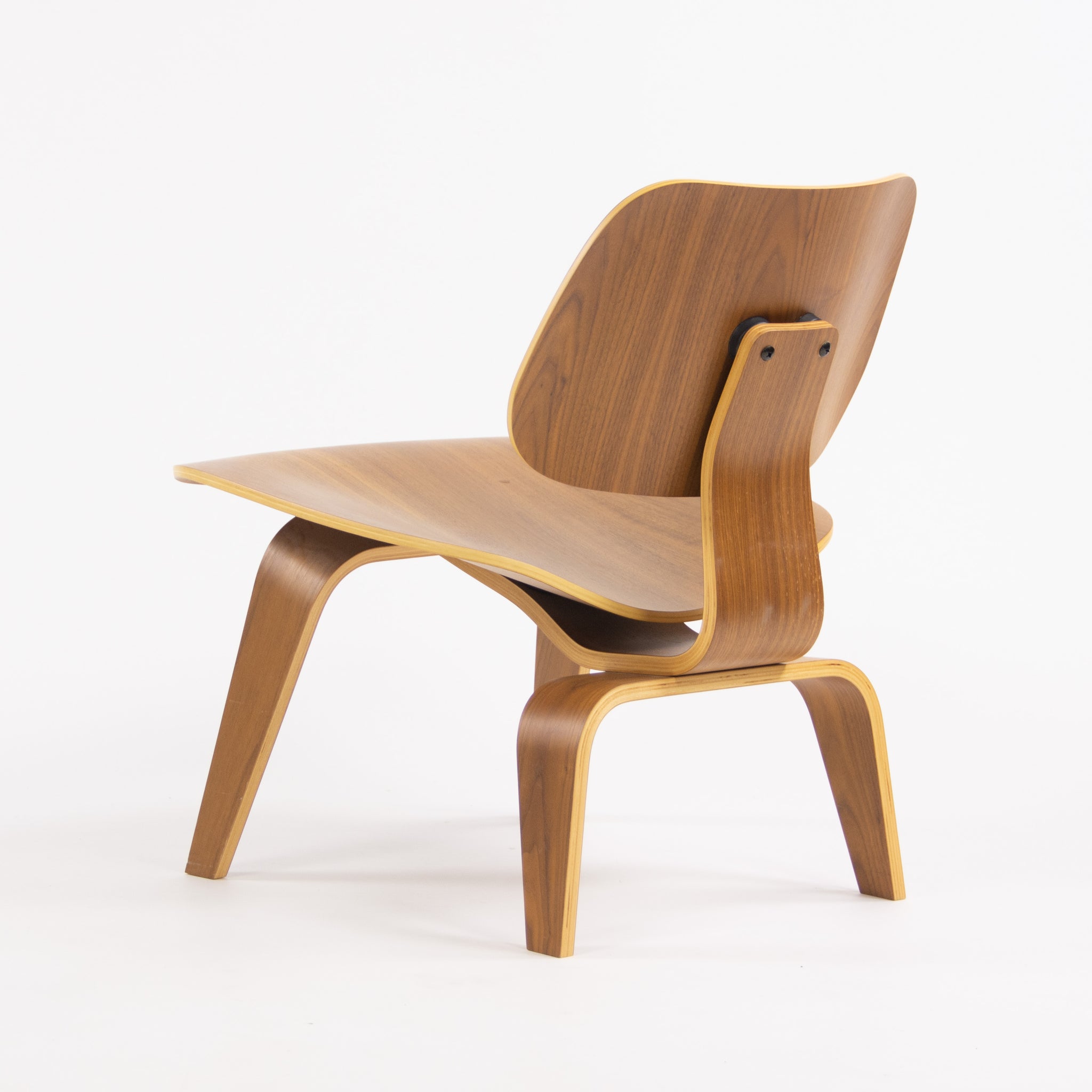 SOLD Herman Miller Eames 2006 LCW Plywood Lounge Chair with Walnut Veneer Finish