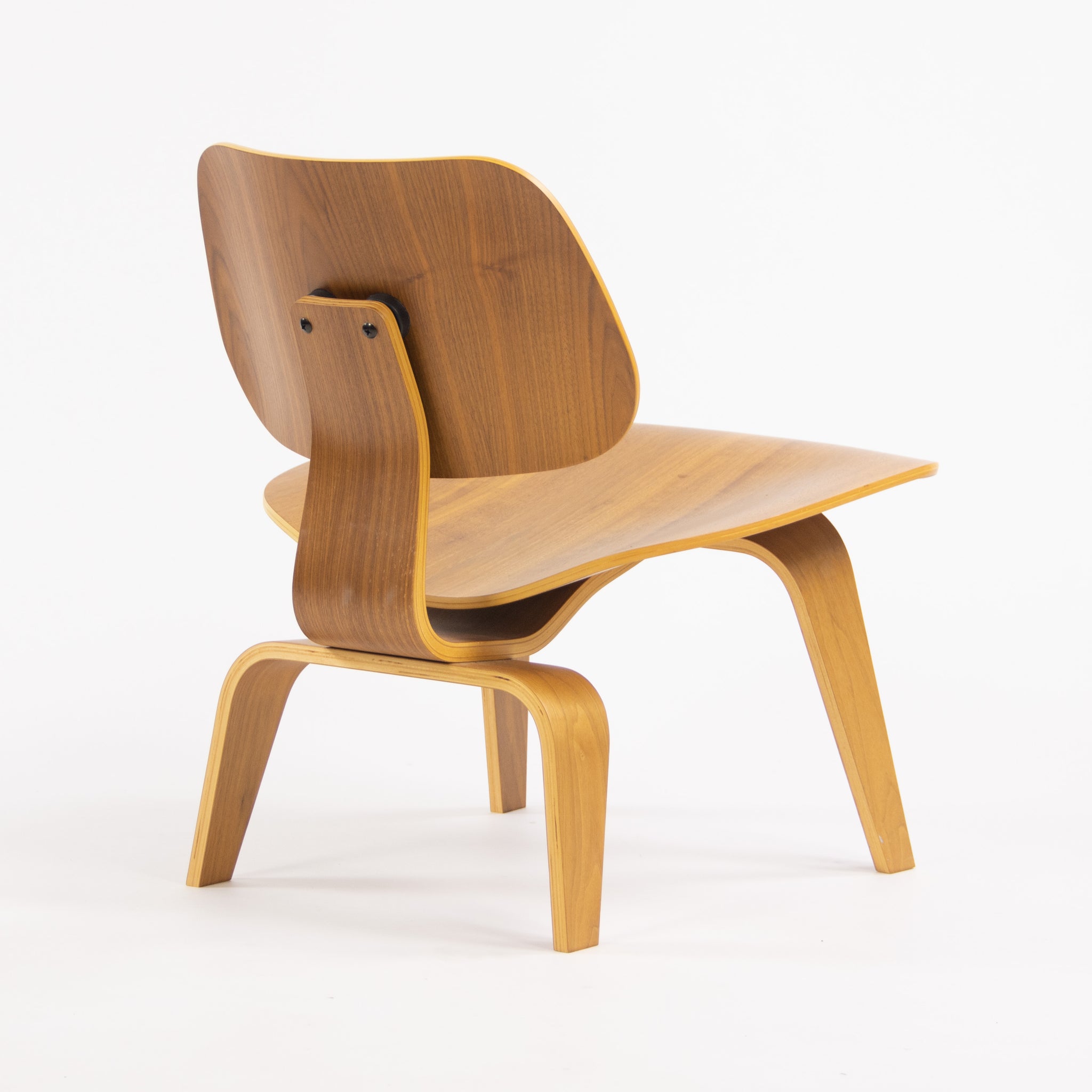 SOLD Herman Miller Eames 2006 LCW Plywood Lounge Chair with Walnut Veneer Finish