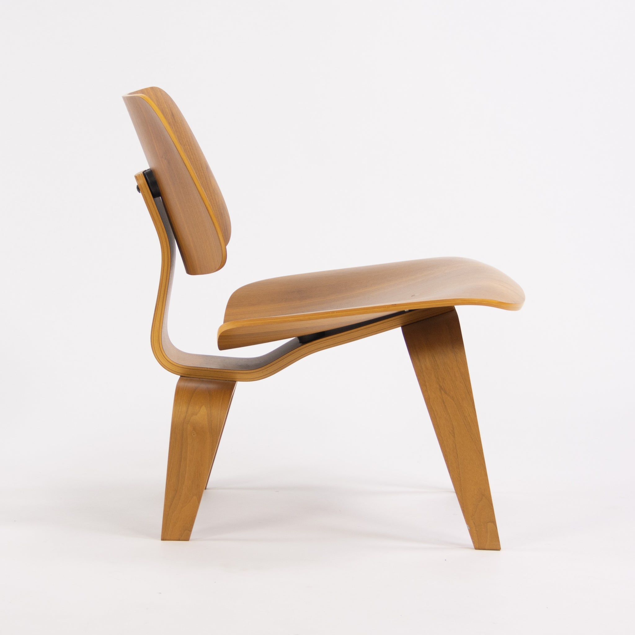 SOLD Herman Miller Eames 2006 LCW Plywood Lounge Chair with Walnut Veneer Finish