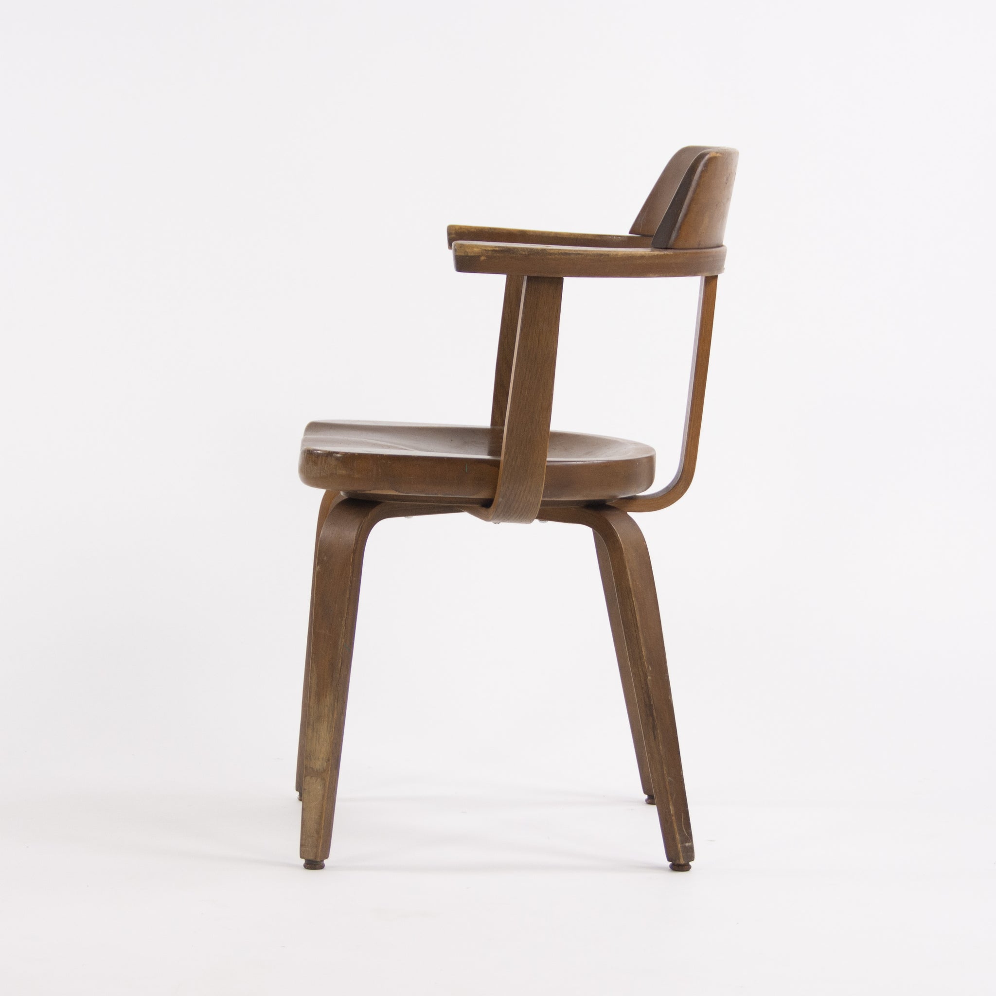 SOLD 1951 Walter Gropius for Thonet W199 Dining Armchair Bauhaus from Chicago