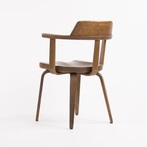 SOLD 1951 Walter Gropius for Thonet W199 Dining Armchair Bauhaus from Chicago