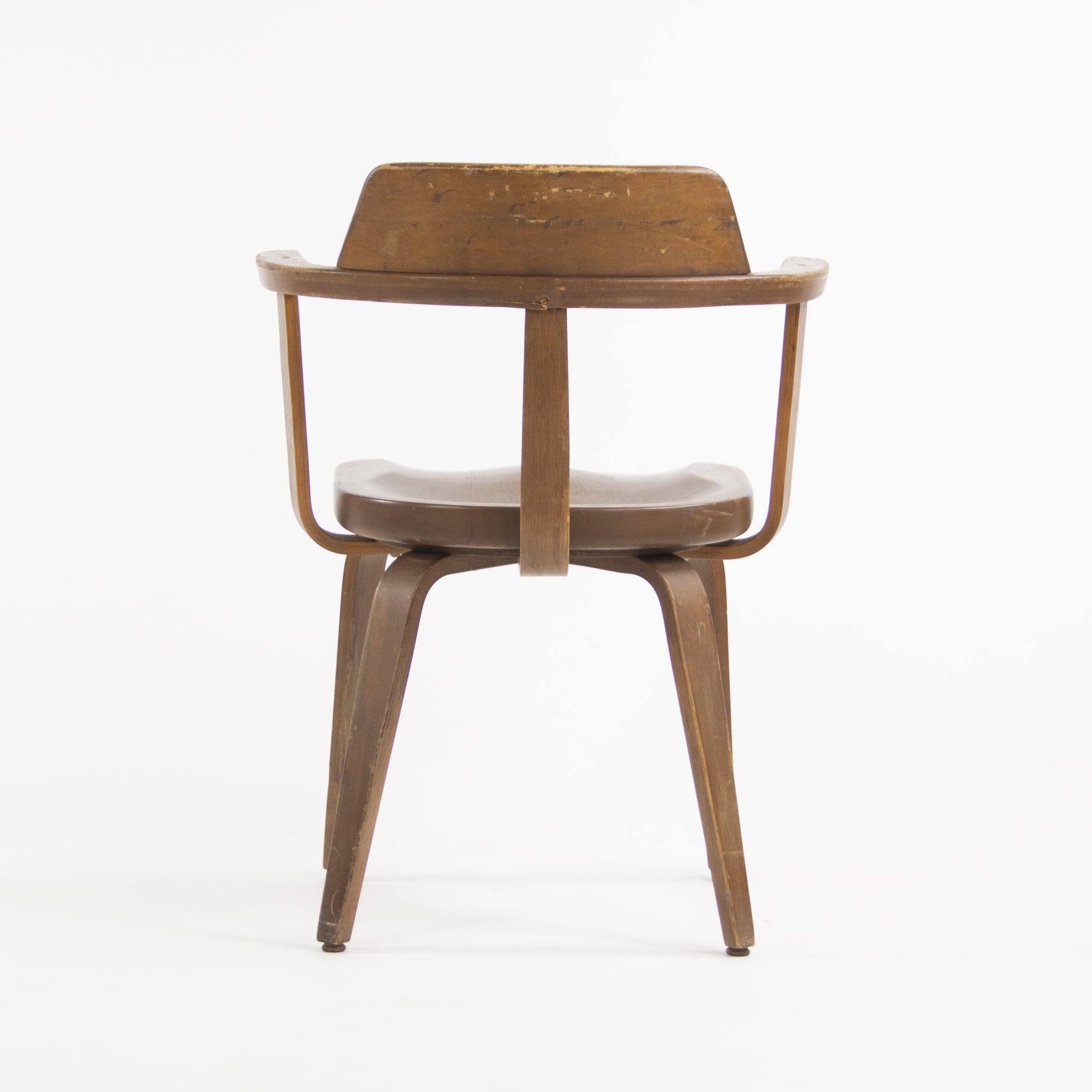 SOLD 1951 Walter Gropius for Thonet W199 Dining Armchair Bauhaus from Chicago