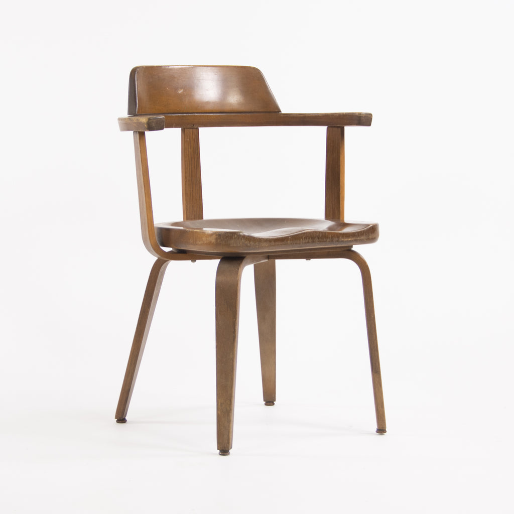 SOLD 1951 Walter Gropius for Thonet W199 Dining Armchair Bauhaus from Chicago
