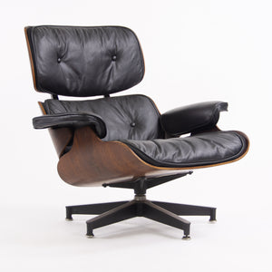 SOLD 1950's Herman Miller Eames Lounge Chair & Ottoman Rosewood 670 671 New Leather