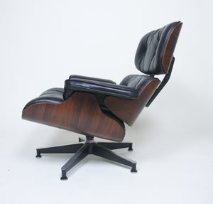 SOLD Herman Miller 1957 Eames Lounge Chair & Ottoman Rosewood 670 671