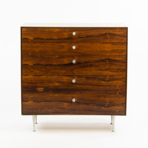 SOLD 1950s Original George Nelson Herman Miller Thin Edge Rosewood Dresser Cabinet