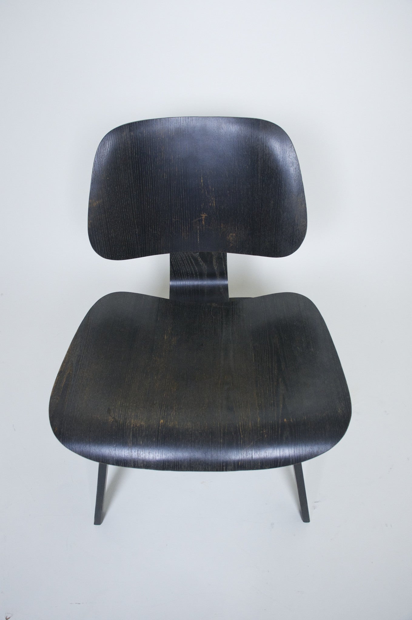 SOLD Eames Evans Herman Miller Early 40's 50's LCW Original Black Aniline Dye